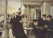 James Tissot The Captain's Daughter (nn01) oil painting on canvas